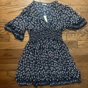 Floral Navy Dress